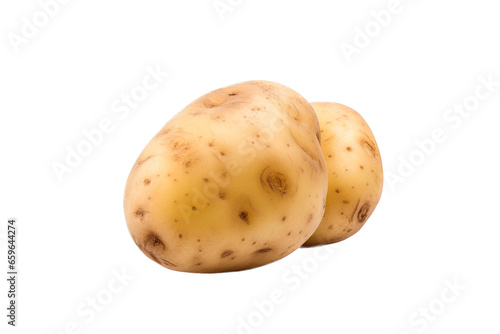 potato isolated on white background