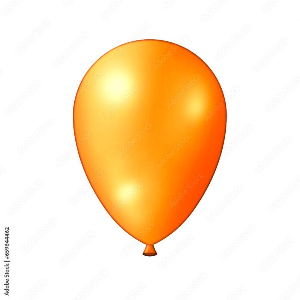 orange balloon 
