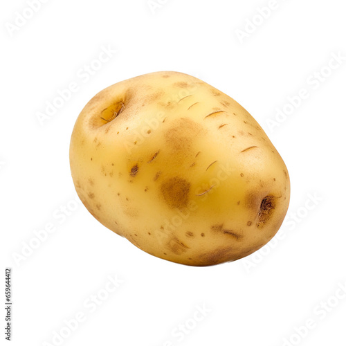 potato isolated on white background