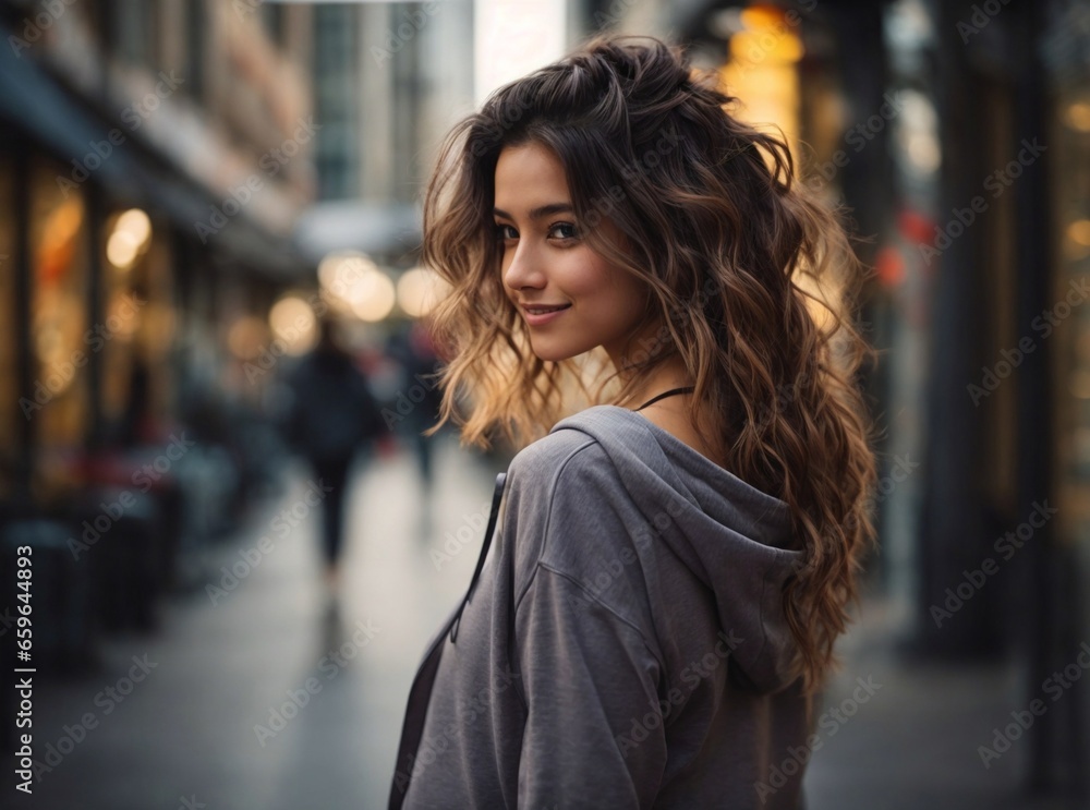 Urban Elegance: A Woman in the City Urban Elegance: A Woman in the City