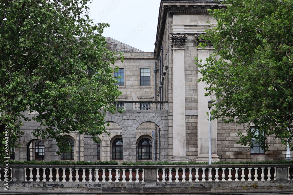 The Four Courts in Dublin in Ireland