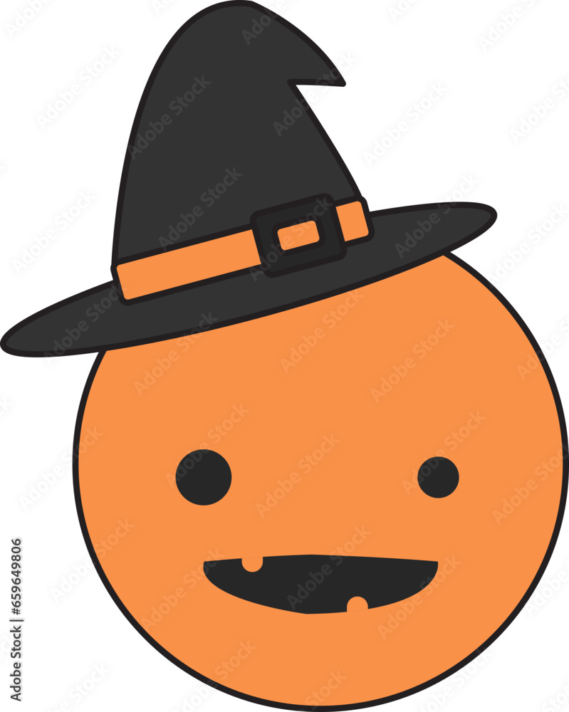 Halloween Witch Ghost Icon
