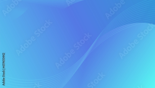 Blue curve on a light blue background