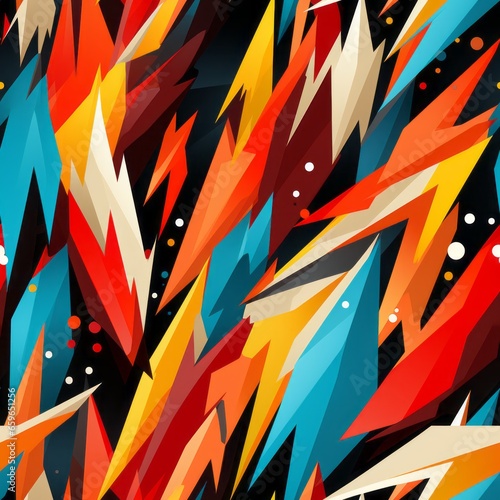 Wallpaper Mural colorful seamless pattern  Torontodigital.ca