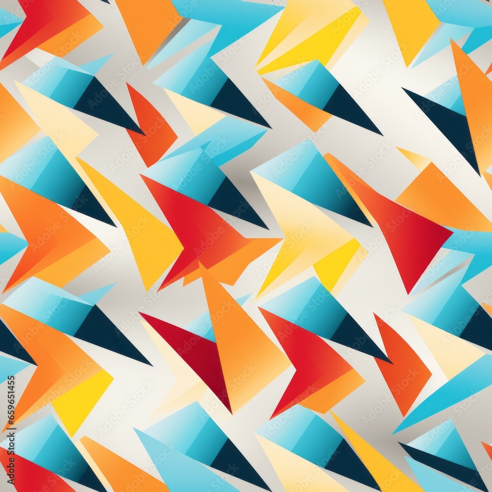 colorful geometric seamless pattern colorful geometric seamless pattern