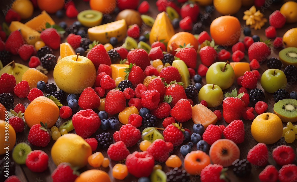 A lot of fruits vivid color background. A lot of fruits vivid color background.