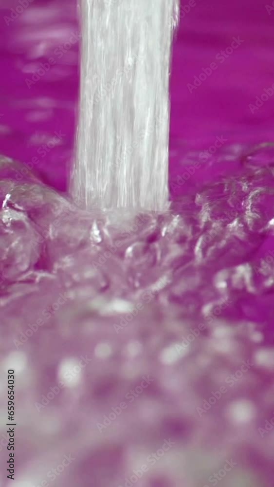 Close up of Running Water vertical video Close up of Running Water vertical video