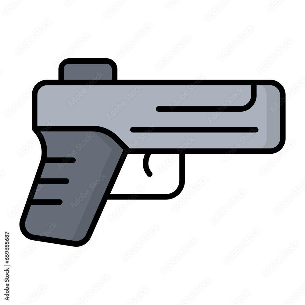 Murder Colored Outline Icon
