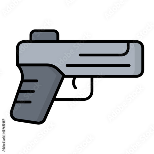Murder Colored Outline Icon
