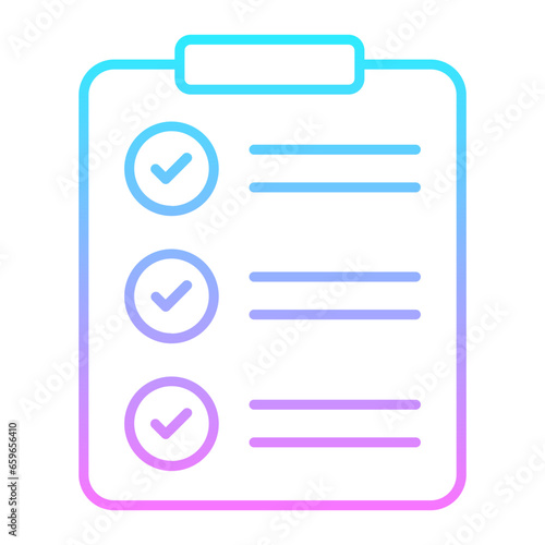 Standards Gradient Icon