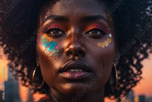Vibrant Beauty: A Kaleidoscope of Makeup