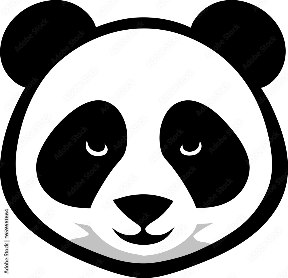 panda face vector panda face vector