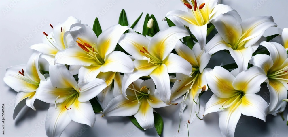 Fototapeta premium white flowers