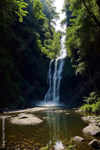 waterfall in the jungle © Victor