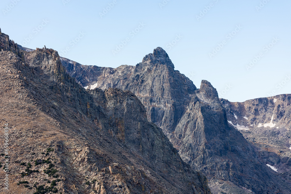 Mountain Peaks in Rocky Mountain National Park Colorado