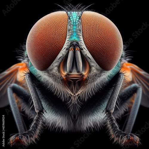 close up of a fly © AiDistrict