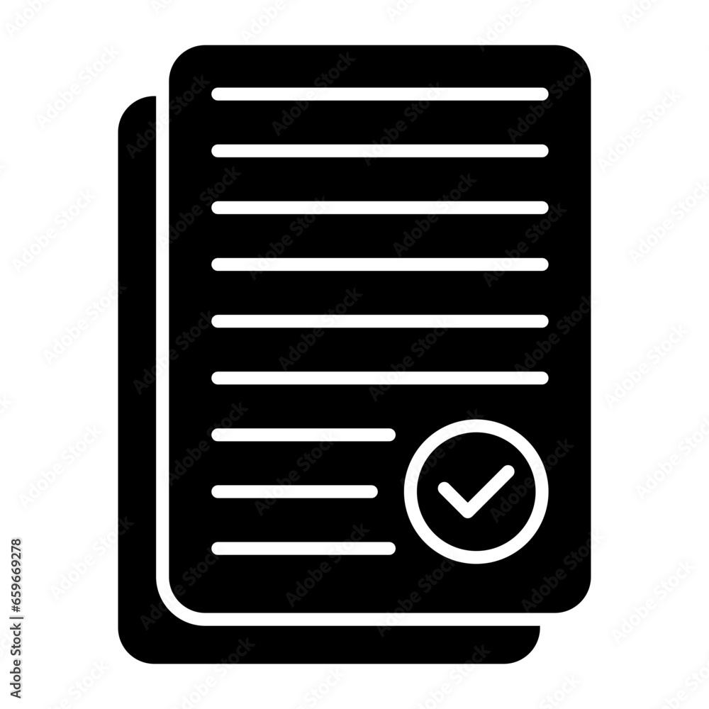 Documents Glyph Icon Documents Glyph Icon