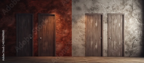 Updated door design and wallpaper with laminates