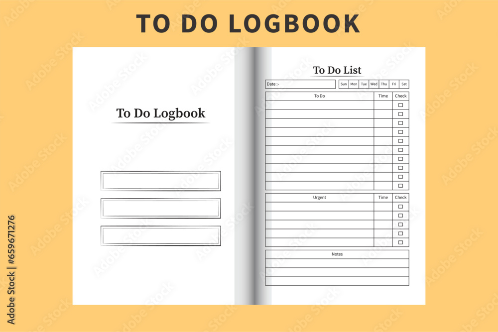 To do list log book interior. Daily task tracker and work progress checklist. To do work list notebook with checkbox. Task planner notebook vector. To do task tracker and work list journal. To do list log book interior. Daily task tracker and work progress checklist. To do work list notebook with checkbox. Task planner notebook vector. To do task tracker and work list journal.