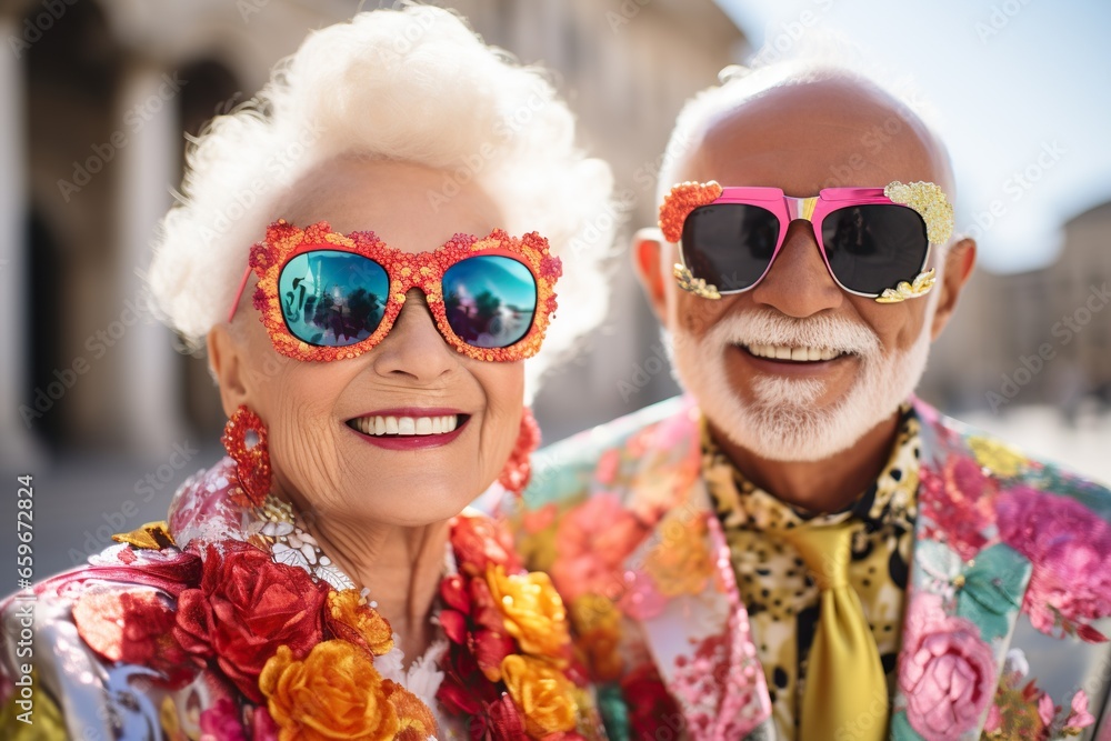 Seniors are happy, old people have fun and enjoy life. Pension. well-deserved rest, retirement, outdoor recreation, healthy lifestyle, relaxation , joy happy smiles and laughter