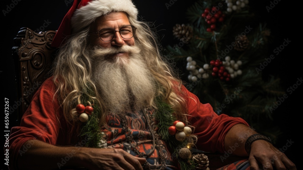 Portrait of santa claus.