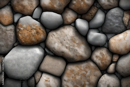 The texture of the stone.