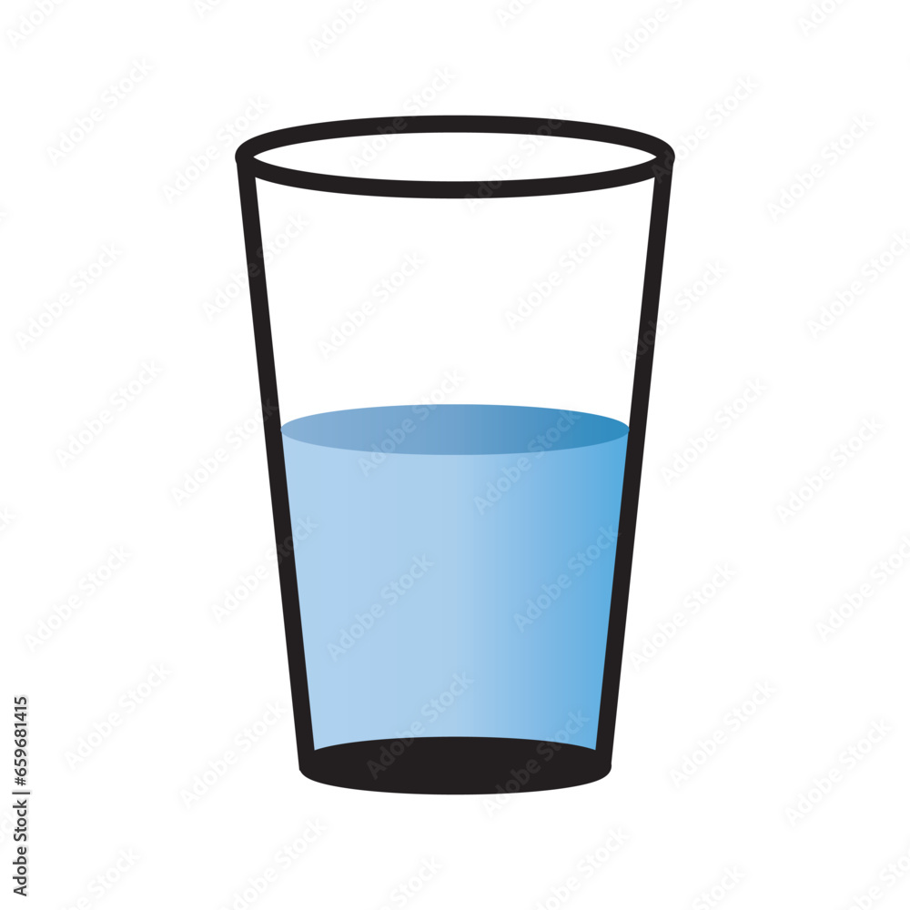 glass icon logo vector design template glass icon logo vector design template