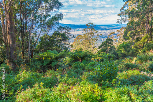 The scenic view from Pipers Lookout in the Monaro Region
