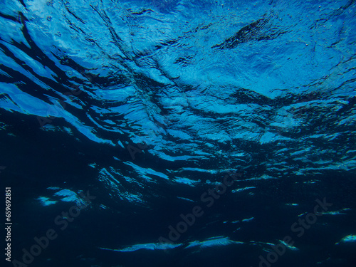 Water texture material : Sea surface view from under water © Hiromi Ito Ame