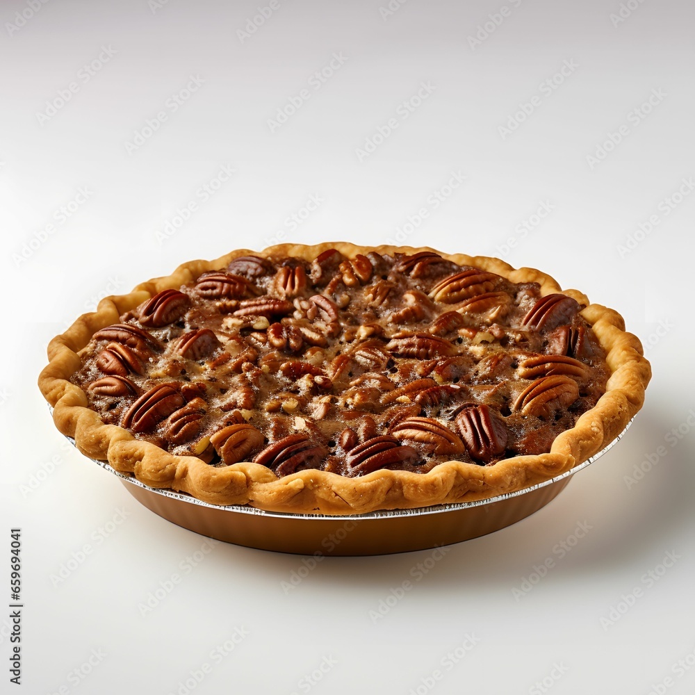 pecan pie isolated pecan pie isolated
