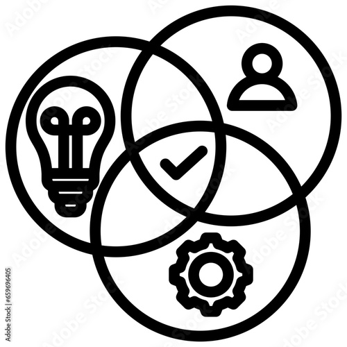 Competence Outline Icon