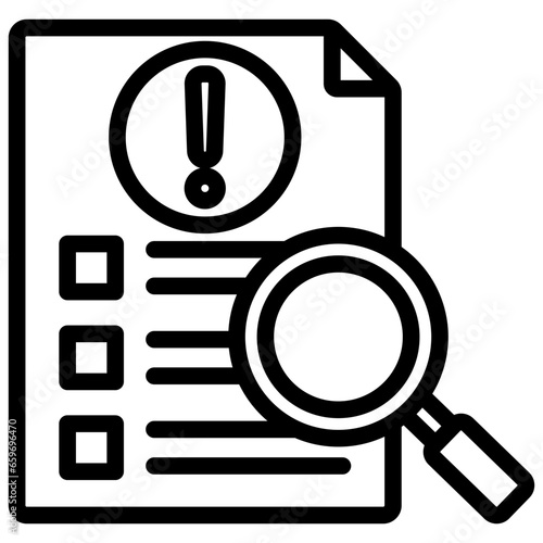 Complaint Management Outline Icon