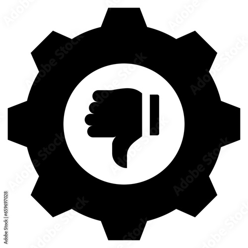 Under Estimate Glyph Icon