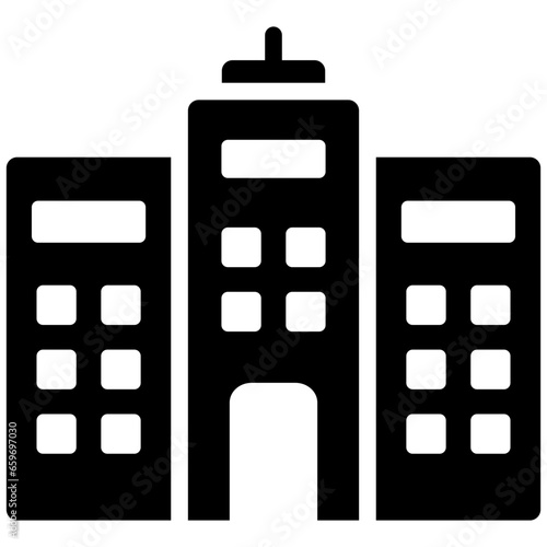 Enterprise Glyph Icon