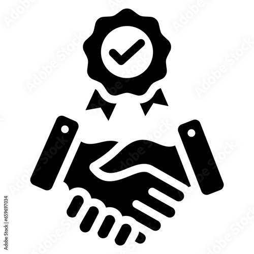 Commitment Glyph Icon