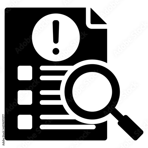 Complaint Management Glyph Icon
