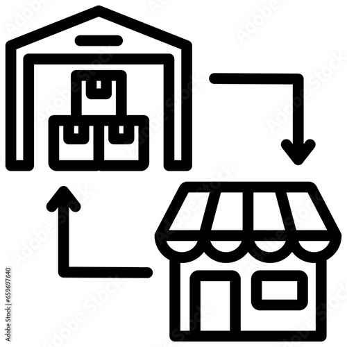 Supplied Outline Icon
