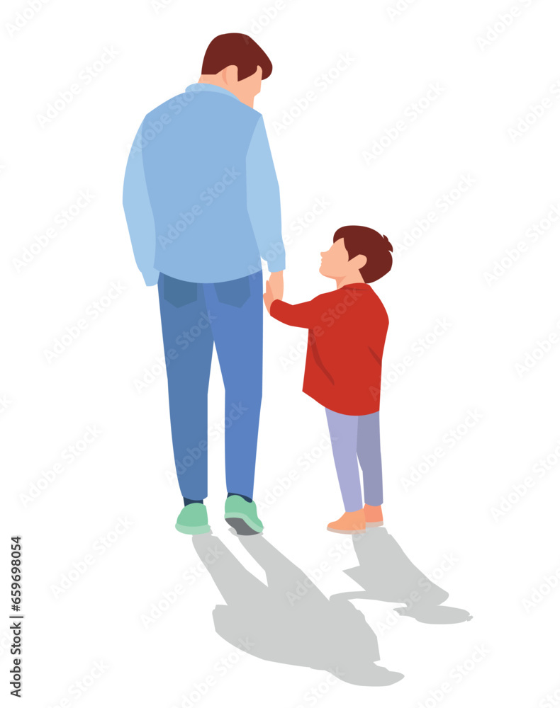 vector illustration of students in different postures vector illustration of students in different postures