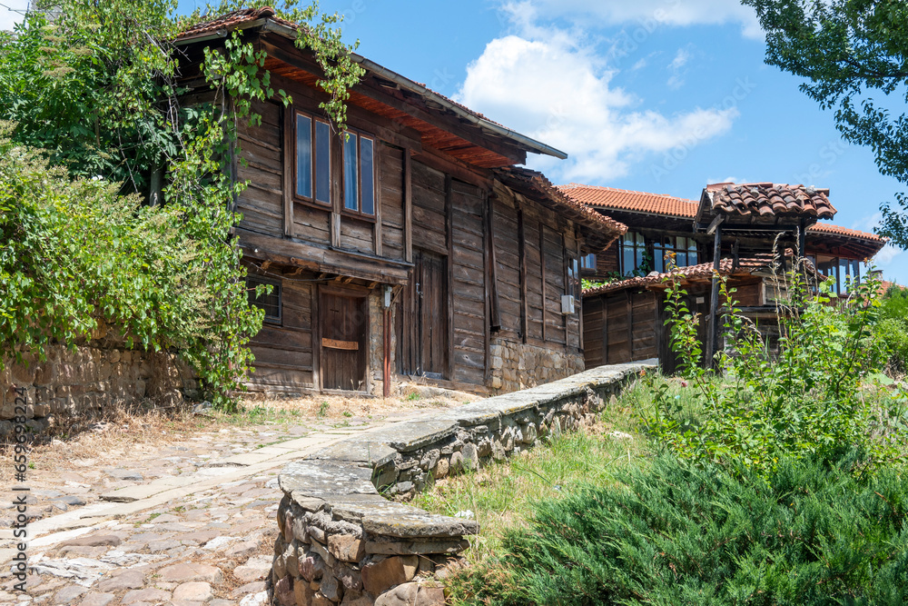 Nineteenth century houses in town of Kotel, Bulgaria Nineteenth century houses in town of Kotel, Bulgaria