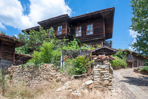 Nineteenth century houses in town of Kotel, Bulgaria