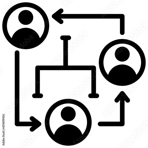 Restructuring Glyph Icon