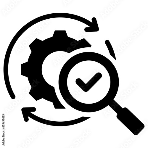 Evaluation Glyph Icon