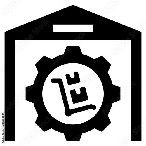 Procurement Management Glyph Icon