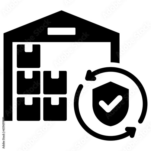 Buffer Stock Glyph Icon