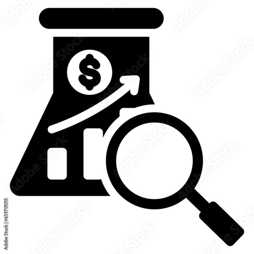 Economic Research Glyph Icon