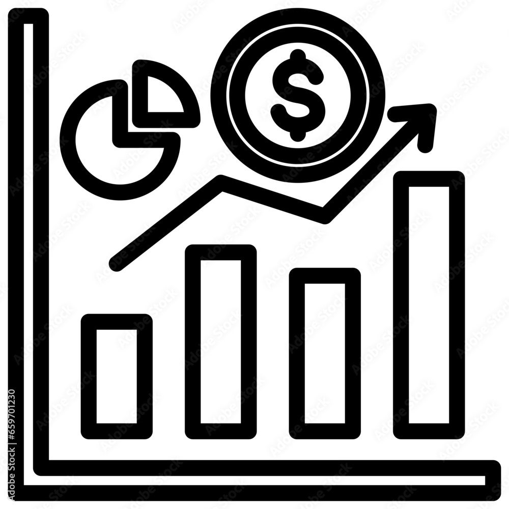 Market Outline Icon Market Outline Icon