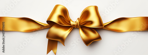 A Gold Ribbon and Bow