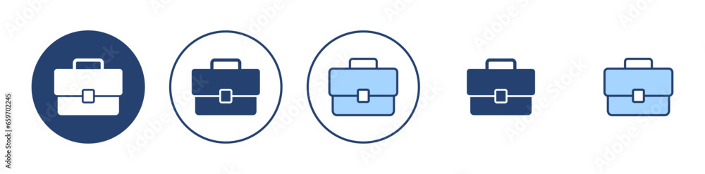 Briefcase icon vector. suitcase sign and symbol. luggage symbol. Briefcase icon vector. suitcase sign and symbol. luggage symbol.