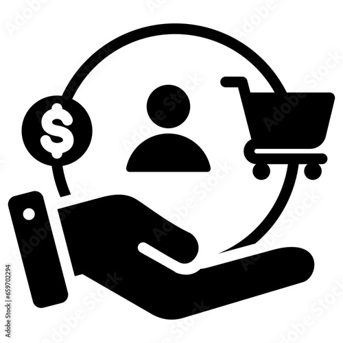 Customer Glyph Icon