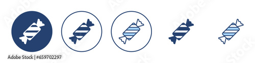 Candy icon vector. candy sign and symbol.